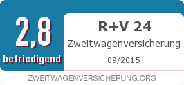 Testsiegel: R+V 24 Zweitwagenversicherung