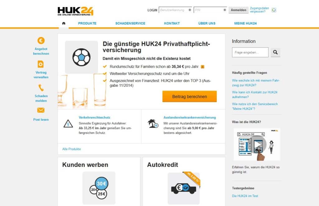 53 Autoversicherung Berechnen Huk24 Pugah Puguh